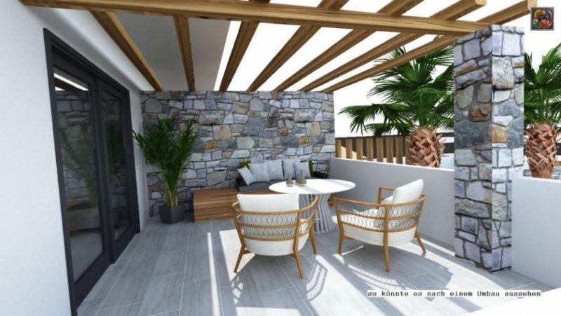 Kokkino Hani Kreta, Kokkino Hani, Entwicklungsprojekt vom Beachhotel zu 4 Luxusapartments mit Pool Haus kaufen